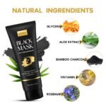 YLNALO Blackhead Remover Mask Kit, Charcoal Peel Off Facial Mask with Brush and Pimple Extractors, Deep Cleansing for Face Nose Blackhead Pores, For All Skin Types (3.5 Fl.oz) - Image 7
