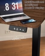 Standing Computer Gaming Office Desk - 48 x 24 Inches Adjustable Stand Up Electric Height Rising Table with Memory Presets for Home Study Writing PC Work, Modern Simple Walking Sit Desk, Easy Assembly - Image 6