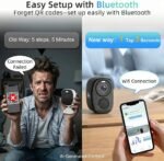 Rraycom 5G/2.4G Security Cameras Wireless Outdoor,4Pack Cameras System | 2K Battery Powered AI Motion Detection Siren Alarm, Color Night Vision, 2-Way Talk, Waterproof, Works w/Alexa, Cloud/SD - Image 4