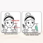 Red Light Therapy for Face, 7 Color LED Facial Light Therapy Wand for Skin Care at Home Blue Light Therapy Face Massager Tool for Neck (White) - Image 7