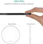 Fast Wireless Charger,20W Max Wireless Charging Induction Pad,Black | Metal Frame Ultra Slim Design,[20W SUPER Fast Charging] Compatible with iPhone 17-11/Airpods,Samsung Galaxy/Buds,LG/Pixel - Image 8