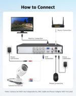 ANNKE 2MP/1080P 4-in-1 CCTV Analog Add-on Security Camera Outdoor, White | AHD/TVI/CVI/CVBS Signals Bullet Cam, 100ft Clear B & W Night Vision, Power Adapter BNC Cable Not Included, Home Surveillance - Image 6