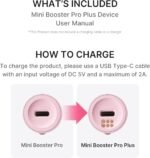 medicube Mini Booster Pro Plus | Facial Device for Radiant, Calming, and Bouncy-Looking Skin | Red, Blue, Purple 3-Mode | Portable Korean Skincare Device, At Home Care | Pink - Image 10