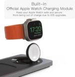 3 in 1 Wireless Charging Station for Apple Devices with MagSafe | For iPhone 17/Air/16/15/14/13/12, AirPods & Apple Watch, Foldable Portable Aluminum Charging Stand, Adapter Included - Image 5