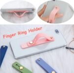 Weewooday 6 Pieces Phone Grip Holder Cell Phone Grip Strap Telescopic Finger Strap Stand Universal Finger Kickstand for Most Smartphones(Soft Colors,Classic) - Image 3