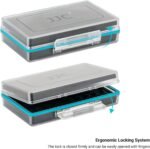 8 AA 14500 Battery Case, Water-Resistant Shockproof Battery Storage Holder | PC Shell Anti-Lost Battery Storage Case Container Box for 8 Slots AA / 14500 Batteries, Interior Sponge Cushion - Image 6