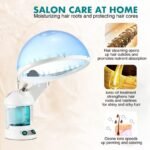DENFANY 2 in 1 Hair & Facial Steamer Extendable 360° Arm for Home or Salon | Deep Hydration, Hair & Skin Refresh, Adjustable Mist Angle, 300ml Tank, Easy to Clean, Use Sitting or Lying Down - Image 6