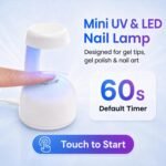 Beetles Mini UV Light for Gel Nails Flash Curing Innovative with Smart | Sensor for Easy and Fast Extension System, Portable Manicure UV LED Light for Gel Nail Polish DIY Nail Art - Image 3