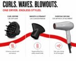 Remington Damage Protection Hair Dryer, Ceramic Ionic Technology | Diffuser and Concentrator Attachments, 3 Piece Set, 1875W Power, 3 Heat and 2 Speed Settings - Image 6