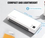 Buyounger 9 Inch Thermal Laminator Machine Set with 40 Sheets | Fast 1 Min Warmup, 340mm/min Speed, ABS Anti Jam Button, Cold Mode, Included Trimmer & Corner Rounder for Home School Office - Image 8