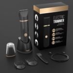 OLOV Electric Body Hair Trimmer - Groin Trimmer for Men - Bikini Trimmer Women - Wet/Dry Shaver Groomer, Replaceable Ceramic Blade Heads, USB Recharge Dock, Waterproof Hygiene Razor,Black - Image 8