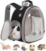 Guinea Pig Backpack, Space Capsule Bubble Window Small Animal Backpack for Guinea Pig, Bird Bunny Rabbit - Image 2