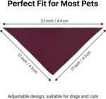 12 Pack Blank Dog Bandanas, White Solid Plain Washable Variety Pack | White Blank Solid Plain, Washable Soft Fabric, Heat Transfer Friendly, for Puppies Daily DIY Wear - Image 3