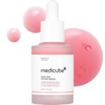 medicube PDRN Pink Peptide Serum with Rose PDRN | Vegan Pink Glow Serum with Peptides & Niacinamide for Hydration & Firm-Looking Skin | Uneven Tone Care | Korean Skincare, 1.01 fl. Oz - Image 2