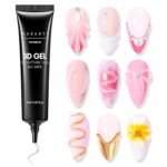 Makartt 3D Nail Gel, 15g Sculpting Gel Glue for Molding and Drawing | Clear Rhinestone Glue, Gems Decoration, Carving and Painting Nail Art, No Wipe - Image 2