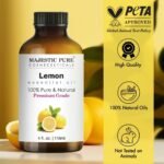 Majestic Pure Lemon Essential Oil for Diffuser - 4 Fl Oz | 100% Pure & Natural Ideal for diffuser use, aromatherapy, massage, soap making, candle making home fragrance - Image 3