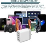 USB Charger Cube, Wall Charger Plug, AILKIN 4.8A 4-Muti Port USB Adapter | Power Plug Charging Station Box Base Replacement for iPhone 15 14 13 12 16 Pro Max/X/17, iPad Samsung Phones Charging Block - Image 7