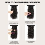 4PCS Clip in Hair Extensions Honey Blonde Mixed Light Brown 20 Inch Long Wavy Synthetic Hair Extensions (4pcs, 20Inch, 22H10#) - Image 7