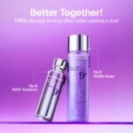 numbuzin No.9 NAD+ Salmon PDRN Toner, Glass Skin Hydrating Toner with Peptides & Niacinamide, Instant Plumping, Firming & Anti-Aging Korean Skincare, 5.07 fl oz - Image 9