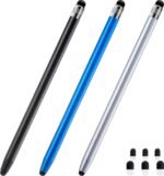 ChaoQ Stylus Pen for Touchscreen, 3pcs Stylus Pen for iPad iPhone Android | High Sensitivity and Precision, Suitable for iPad iPhone Android and All Touch Screens (Black/Silver/Blue) - Image 2