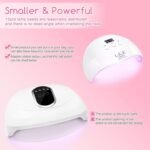 Wisdompark 72W UV LED Nail Lamp, UV Light for Gel Nails with 15 Beads Curing lamp 3 Timer Nail Dryer, LCD Display, Auto Sensor, Professional Nail Lamps for Gel Polish for Advanced DIY at Home - Image 6