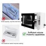 Nail Tool Cleaning Machine, 12L High Capacity Multi-Functional Nail Cleaner Box Manicure Tool Cleaning Cabinet Salon Equipment for Spa Beauty Home Metal Tools With Replaceable Lamp - Image 9
