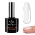modelones Builder Nail Gel, 7-in-One Clear Builder for Nails, LED Cured | Color Rubber Base Gel Polish Coat Strengthener Thickening Extension Rhinestone Glue in a Bottle for DIY Home Salon - Image 2