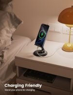 Lamicall 360° Rotation Cell Phone Stand for Desk, Sturdy Phone Holder | Foldable Adjustable Desktop Phone Stand, Office Gaming Desk Accessories for iPhone 17 16 15 14 13 12 Pro Max, Galaxy S26 S25 - Image 7