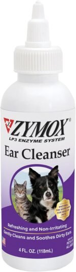 Zymox Ear Cleanser Solution for Dogs and Cats, 4oz - Image 2
