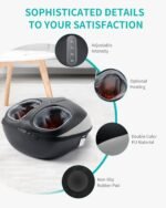Nekteck Foot Massager Machine with Heat for Plantar Fasciitis & Neuropathy | Shiatsu Feet Massager, FSA Eligible HSA Massage Tools, 360° Air Compression & Deep Kneading Therapy, Gifts for Women Men - Image 8