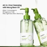 beplain Mung Bean Cleansing Oil Makeup Remover, Sensitive Skin, 6.76 fl oz - Image 4