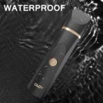 OLOV Electric Body Hair Trimmer - Groin Trimmer for Men - Bikini Trimmer Women - Wet/Dry Shaver Groomer, Replaceable Ceramic Blade Heads, USB Recharge Dock, Waterproof Hygiene Razor,Black - Image 6