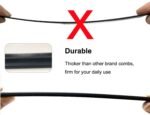 3 Pack Carbon Fiber Cutting Comb - Professional 8.15' Styling Comb for All Hair Types, Fine and Wide Tooth - Image 4