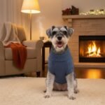 Small Dog Sweaters, Soft Knit Cold Weather Turtleneck Dog Clothes, Lightweight Warm Puppy Sweater for Chihuahua, Dachshund, Shih Tzu, Yorkie (Dark Blue, M) - Image 5