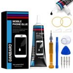 Phone Glue, Screen Repair Adhesive with Repair Tools for Electronic Screen Multi-Function Phone Repair Glue Craft Adhesive Kit for Electronic Screen, Cell Phone Screen (Black, 50ml) - Image 2