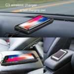 Wireless Charger Car Charging pad 15W Fast Wireless Phone Charger Cell Phone Flat Charging mat Compatible with iPhone 11/12/12/14/15 Galaxy S21/S22/S23/24 NOTE10(C3Y) - Image 3