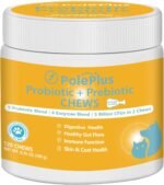 Probiotics for Dogs & Cats with 5 Billion CFUs - Gut Health, Firm Stool, Gas Relief, Immune Support, 120 Chews, Chicken Flavor - Image 2