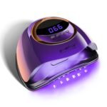 JEWHITENY Purple Fast U V Dryer for Gel Nail Polish:Gel Manicure U V Light with 4 Timers & Automatic Sensor Gel Nail Lamp Professional Curing LED Light - Image 2
