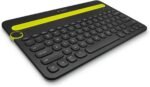 Logitech K480 Wireless Multi-Device Keyboard for Windows, macOS, iPadOS, Android or Chrome OS, Bluetooth, Compact, Compatible with PC, Mac, Laptop, Smartphone, Tablet - Black - Image 2