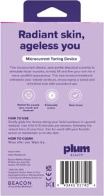 Plum Beauty Microcurrent Toning Device – Skin Tightening & Face Contour | Self-Care Gifts for Women - Image 4