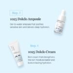 ROUND LAB 1025 Dokdo Hydrating Mini Kit 4-Step Skincare Set | Daily Skin Care Trial Kit (Cleanser, Toner, Ampoule, Cream), Deep Hydration for Dry Skin, Travel Size, Korean Skin Care Set - Image 6