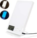 Light Therapy Lamp 10000 Lux Brightness-UV Free,Blue Lighting Improve Sleep Quality,Whit Lighting Imitation of Sunlight,Display,4 Periods Timer Function,5 Levels Brightness Adjustment, 1-Pack - Image 3