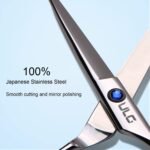 Hair Cutting Scissors, ULG Professional Hair Scissors 6.5 inch Right-Hand Razor Edge Barber Shears Salon Hair Cutting Shears Made of Japanese Stainless Steel, Hand Sharpened Blue - Image 4