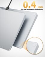 ProtoArc Wired USB Trackpad Mouse for Windows 10/11, Large High-Precision Touchpad Mouse, Multi-Gesture with Ultra Slim Portable Aluminum Trackpad for Computer/Desktop/Laptop, White and Silver - Image 6