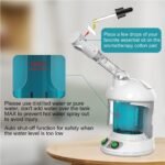 KINLITO Facial Steamer Ozone 360° Arm - Nano Ionic Warm Mist for Home Spa | Professional Spa Experience, 300ml Large Tank, Easy to Clean, 40 Min Steam Time, Use Sitting or Lying Down - Image 5