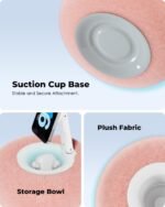Viozon Phone Holder for Bed, Magnetic Pillow Stand, Compatible with 4-7" Phone/Kindle with Small Storage, Removable Suction Base for Stability, Idea for Kindle Reading and Video Watching On Bed,Pink - Image 7