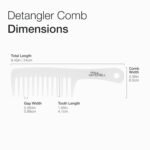 Paul Mitchell Detangler Comb, Wide Tooth Comb Detangles Wet or Dry Hair - Image 8