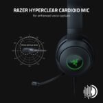 Razer Kraken V3 X Wired USB Gaming Headset, Lightweight, Black | TriForce 40mm Drivers, HyperClear Cardioid Mic, 7.1 Surround Sound, Chroma RGB Lighting - Image 5