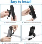 Bike Phone Mount 2 Pack, Universal Motorcycle Phone Holder for Bike, 360°Rotation Silicone Bicycle Phone Holder Handlebar Phone Mount Compatible with iPhone, Samsung, All Smartphones - Image 6