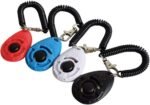 Ruconla- 4 Pack Dog Training Clicker with Wrist Strap, Pet Training Clicker Set - Image 2